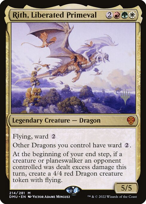 Rith, Liberated Primeval (214p) [Dominaria United Promos]