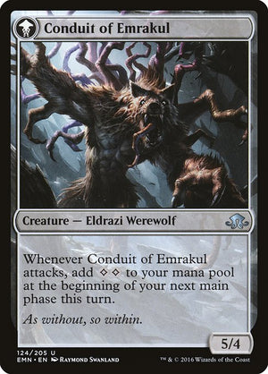 Conduit of Storms // Conduit of Emrakul (124) [Eldritch Moon] Reverse