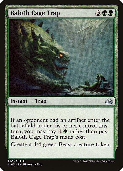 Baloth Cage Trap (120) [Modern Masters 2017]