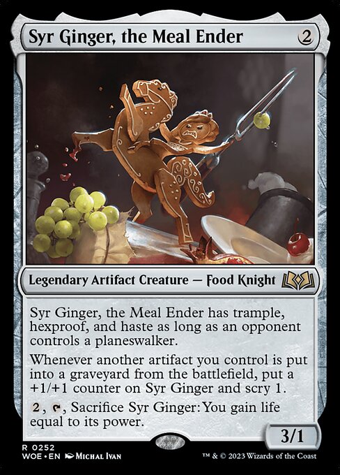 Syr Ginger, the Meal Ender (252) [Wilds of Eldraine]