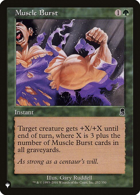 Muscle Burst (ODY-252) [The List]
