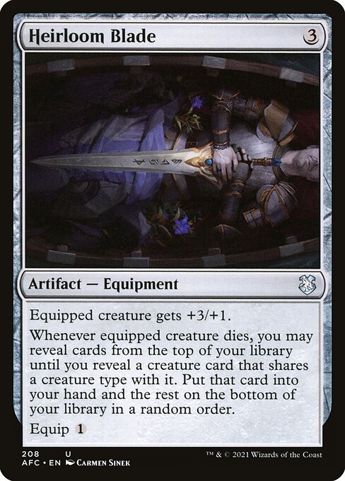 Heirloom Blade (208) [Forgotten Realms Commander]