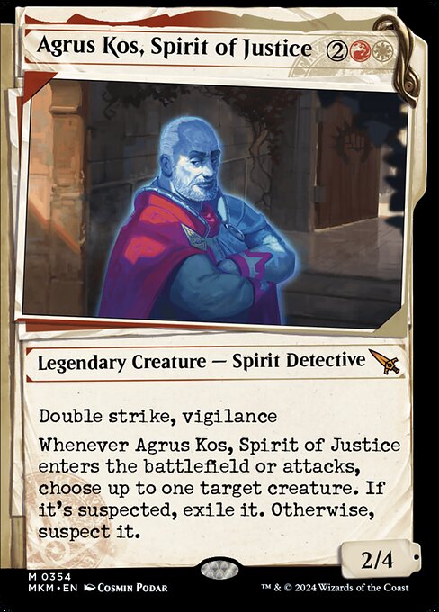 Agrus Kos, Spirit of Justice (354) [Murders at Karlov Manor] [Showcase]
