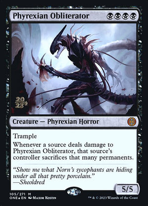 Phyrexian Obliterator (105s) [Phyrexia: All Will Be One Promos]