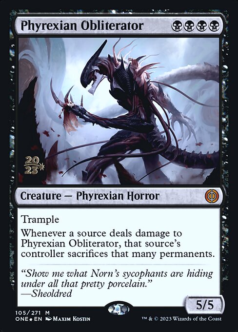 Phyrexian Obliterator (105s) [Phyrexia: All Will Be One Promos]