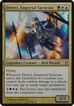 Derevi, Empyrial Tactician (Commander 2013) (186) [Oversize Cards]