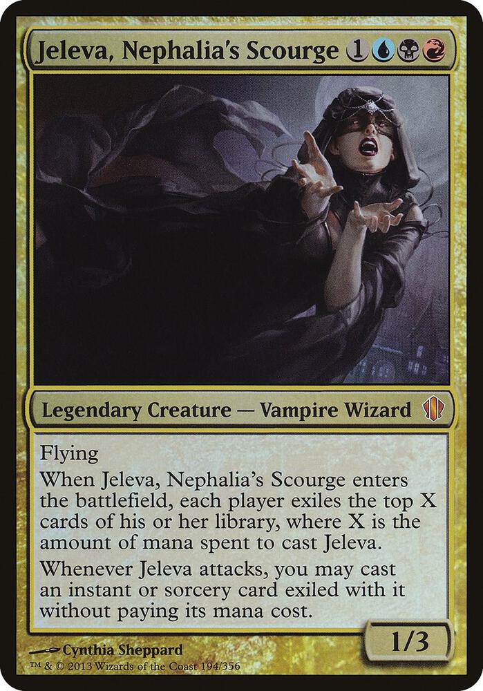 Jeleva, Nephalia's Scourge (Commander 2013) (194) [Oversize Cards]