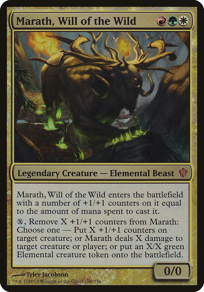 Marath, Will of the Wild (Commander 2013) (198) [Oversize Cards]