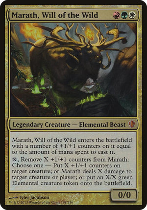 Marath, Will of the Wild (Commander 2013) (198) [Oversize Cards]