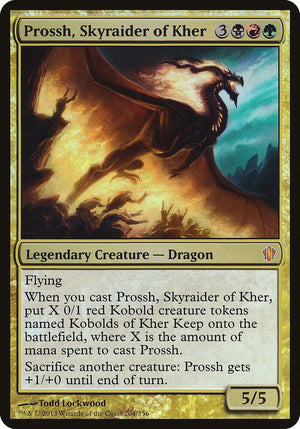 Prossh, Skyraider of Kher (Commander 2013) (204) [Oversize Cards]