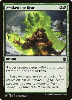 Awaken the Bear (129) [Khans of Tarkir]