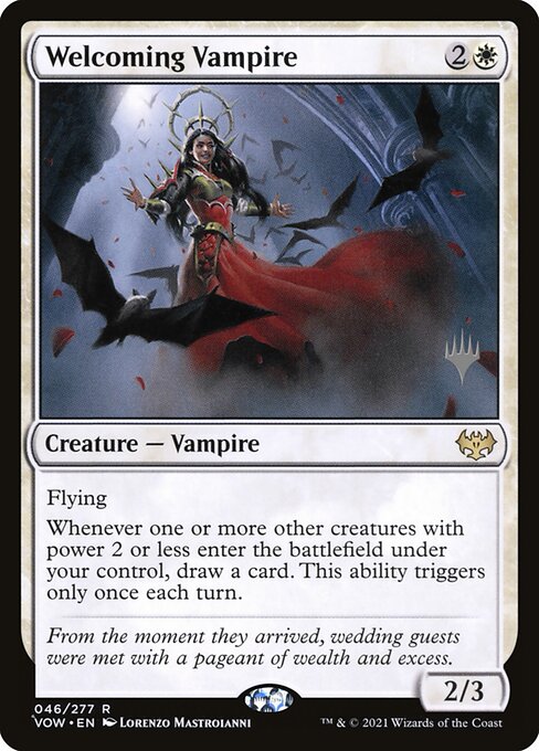Welcoming Vampire (46p) [Innistrad: Crimson Vow Promos]