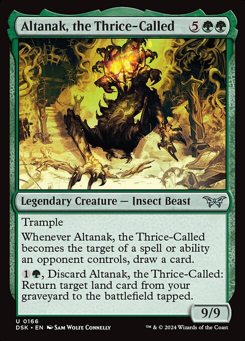 Altanak, the Thrice-Called (166) [Duskmourn: House of Horror]