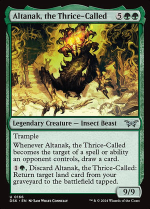 Altanak, the Thrice-Called (166) [Duskmourn: House of Horror]