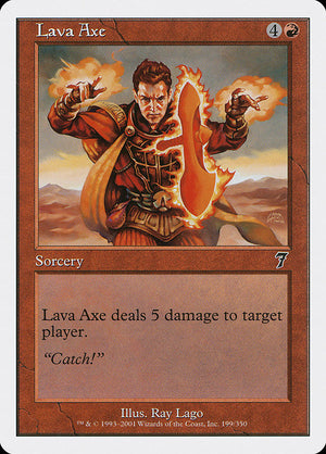 Lava Axe (199) [Seventh Edition]