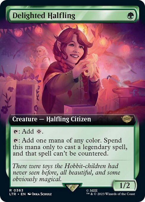 Delighted Halfling (363) [The Lord of the Rings: Tales of Middle-earth] [Extended Art]