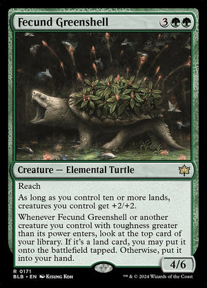 Fecund Greenshell (171) [Bloomburrow]