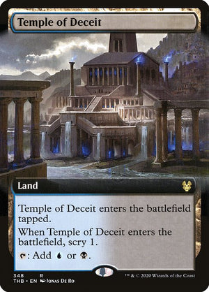 Temple of Deceit (348) [Theros Beyond Death] [Extended Art]