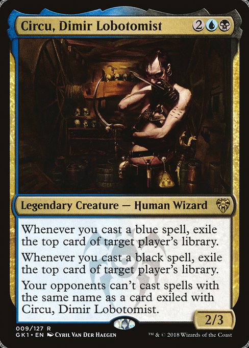 Circu, Dimir Lobotomist (9) [GRN Guild Kit]