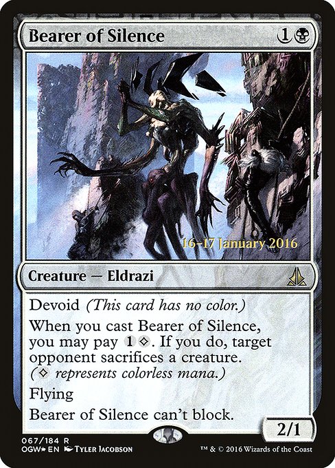 Bearer of Silence (67s) [Oath of the Gatewatch Promos]