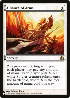 Alliance of Arms (CMD-4) [The List]