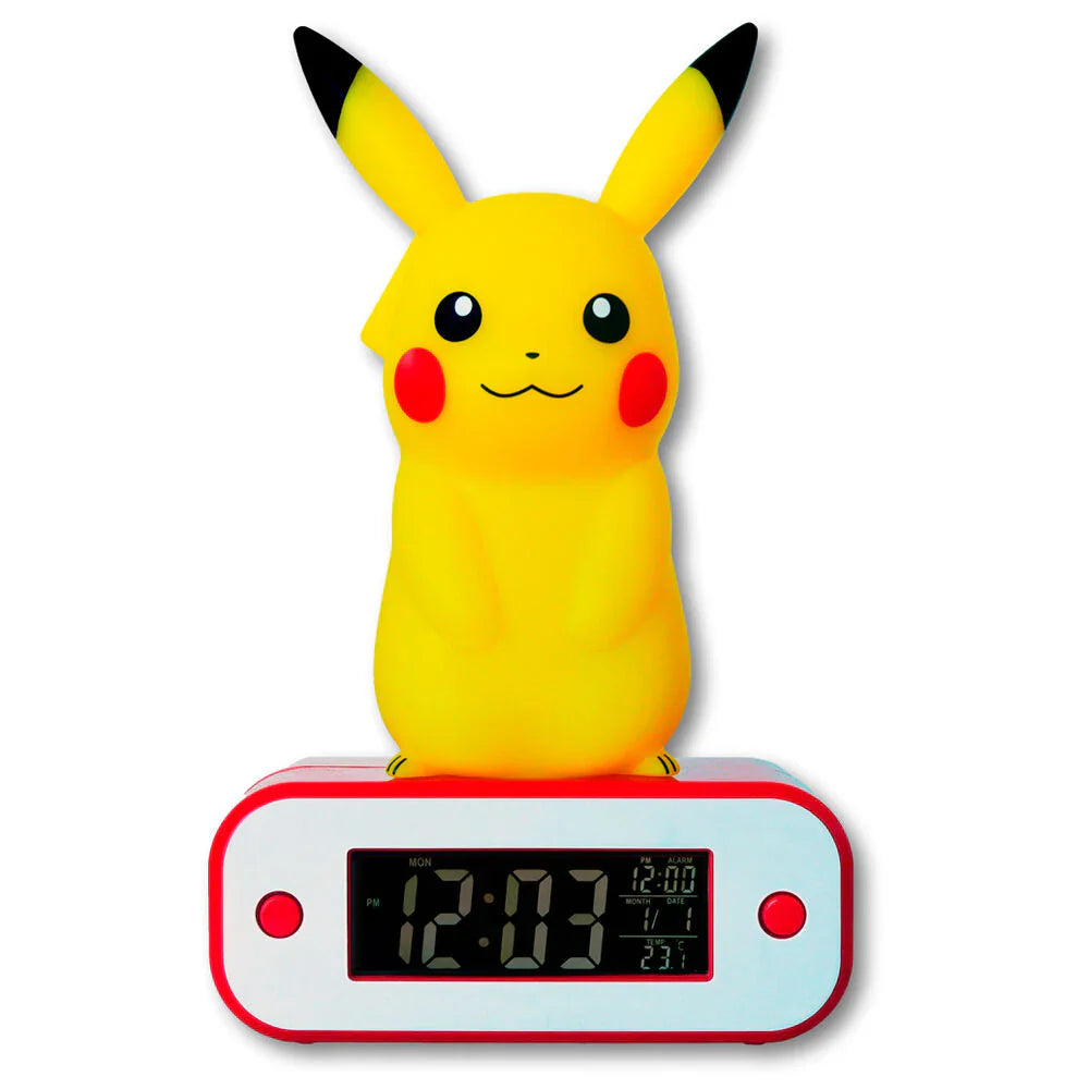 Teknofun Pokemon Pikachu Light-Up Alarm Clock