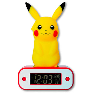 Teknofun Pokemon Pikachu Light-Up Alarm Clock