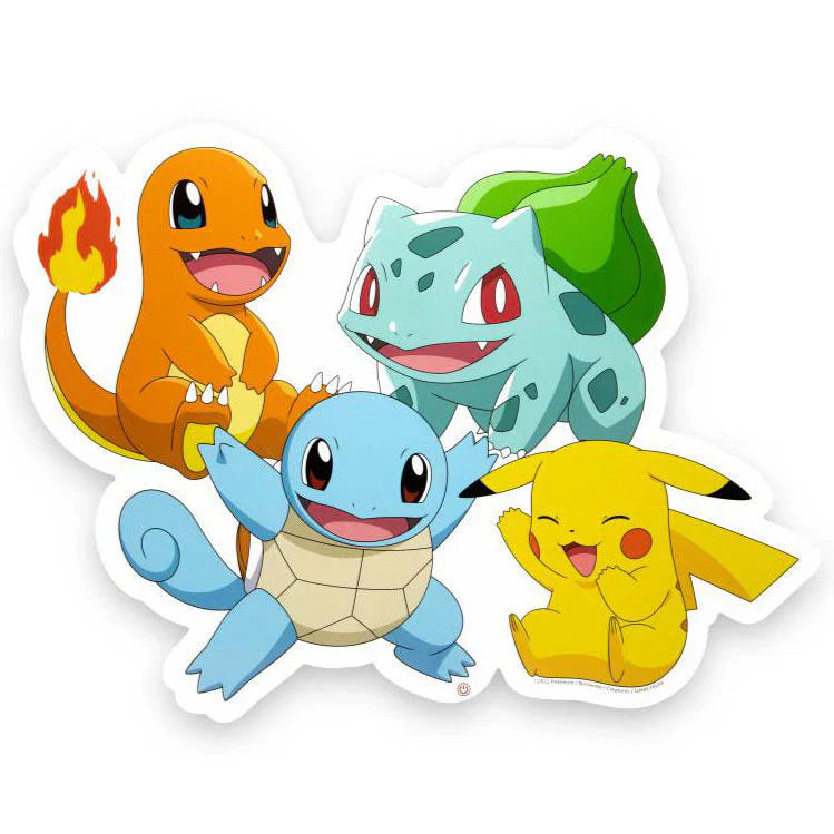 Teknofun Pokemon Starters Group Wall Lamp Style Neon