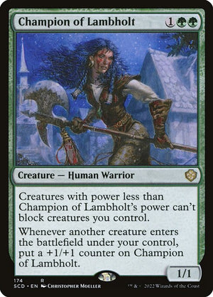 Champion of Lambholt (174) [Starter Commander Decks]