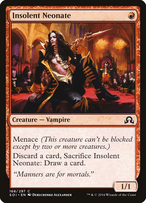 Insolent Neonate (168) [Shadows over Innistrad]