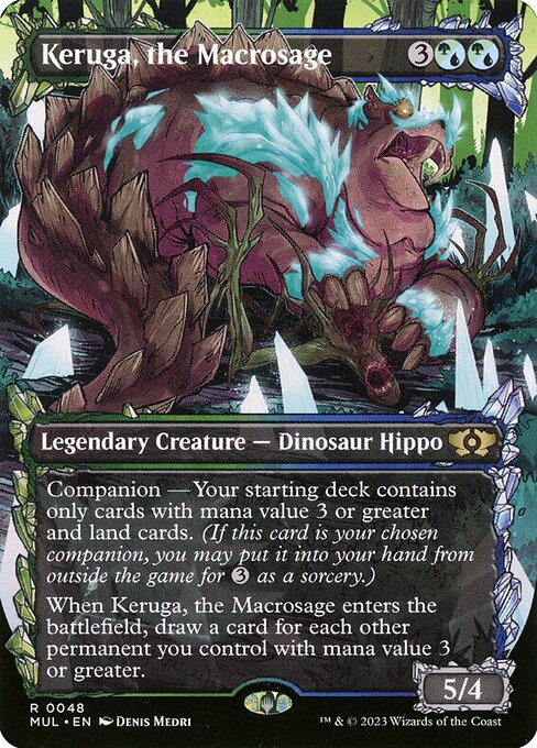 Keruga, the Macrosage (48) [Multiverse Legends] [Showcase, Borderless]