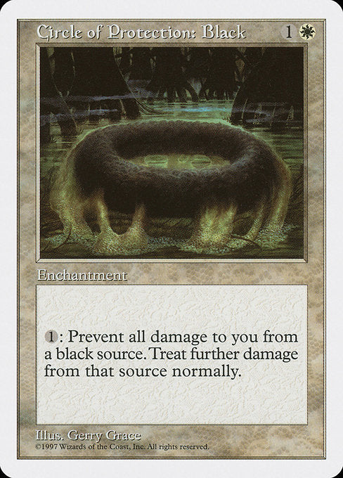 Circle of Protection: Black (17) [Fifth Edition]