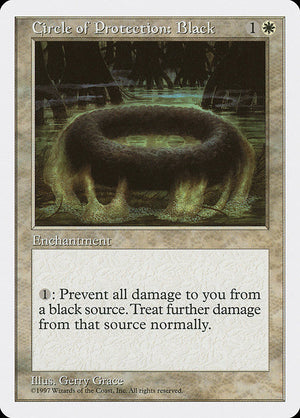 Circle of Protection: Black (17) [Fifth Edition]