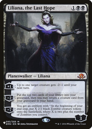 Liliana, the Last Hope (EMN-93) [The List]