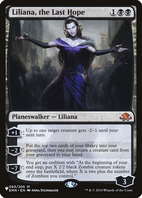 Liliana, the Last Hope (EMN-93) [The List]