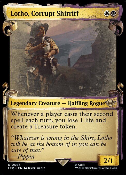 Lotho, Corrupt Shirriff (664) [The Lord of the Rings: Tales of Middle-earth] [Showcase]