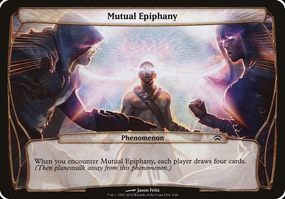 Mutual Epiphany (Planechase 2012) (4) [Oversize Cards]