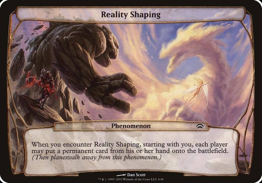 Reality Shaping (Planechase 2012) (6) [Oversize Cards]