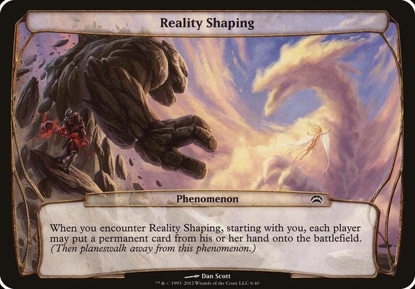 Reality Shaping (Planechase 2012) (6) [Oversize Cards]