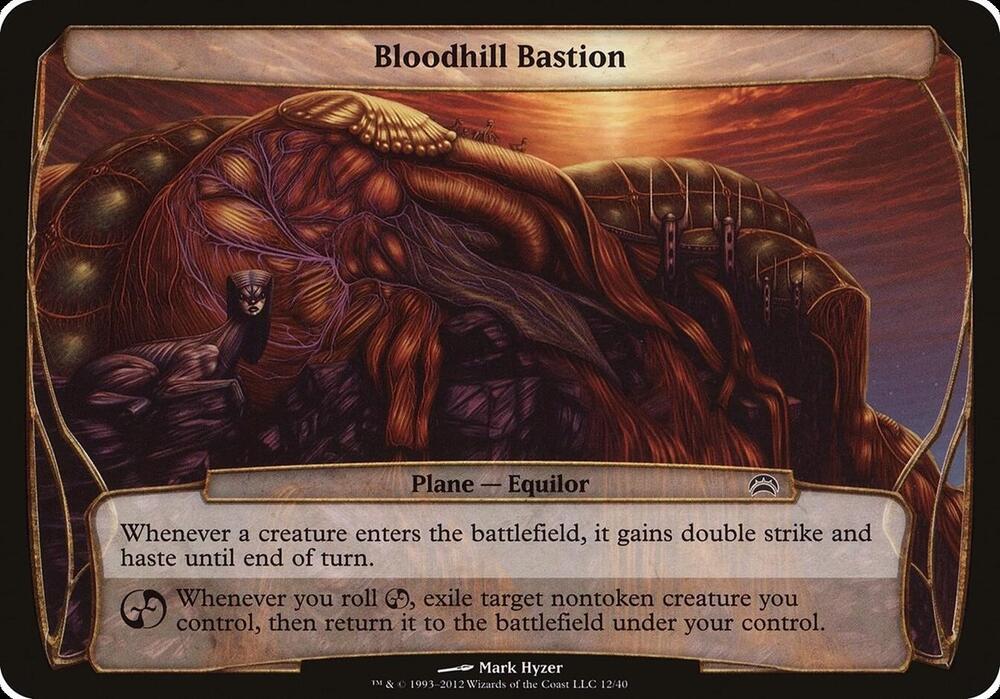 Bloodhill Bastion (Planechase 2012) [Oversize Cards]