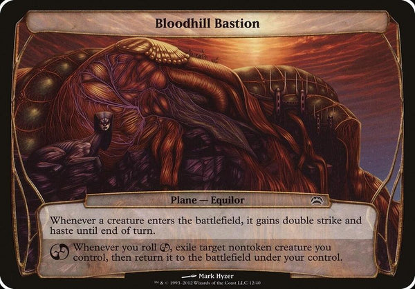 Bloodhill Bastion (Planechase 2012) [Oversize Cards]