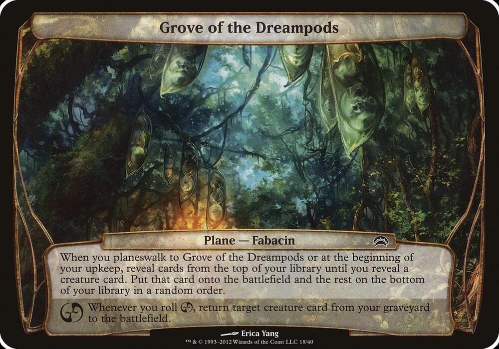 Grove of the Dreampods (Planechase 2012) (18) [Oversize Cards]
