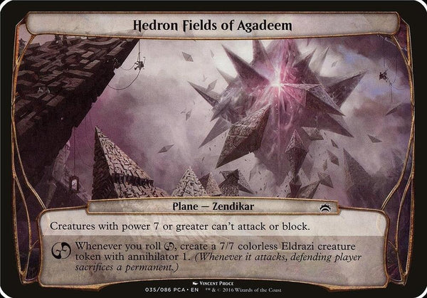 Hedron Fields of Agadeem (Planechase Anthology) [Oversize Cards]