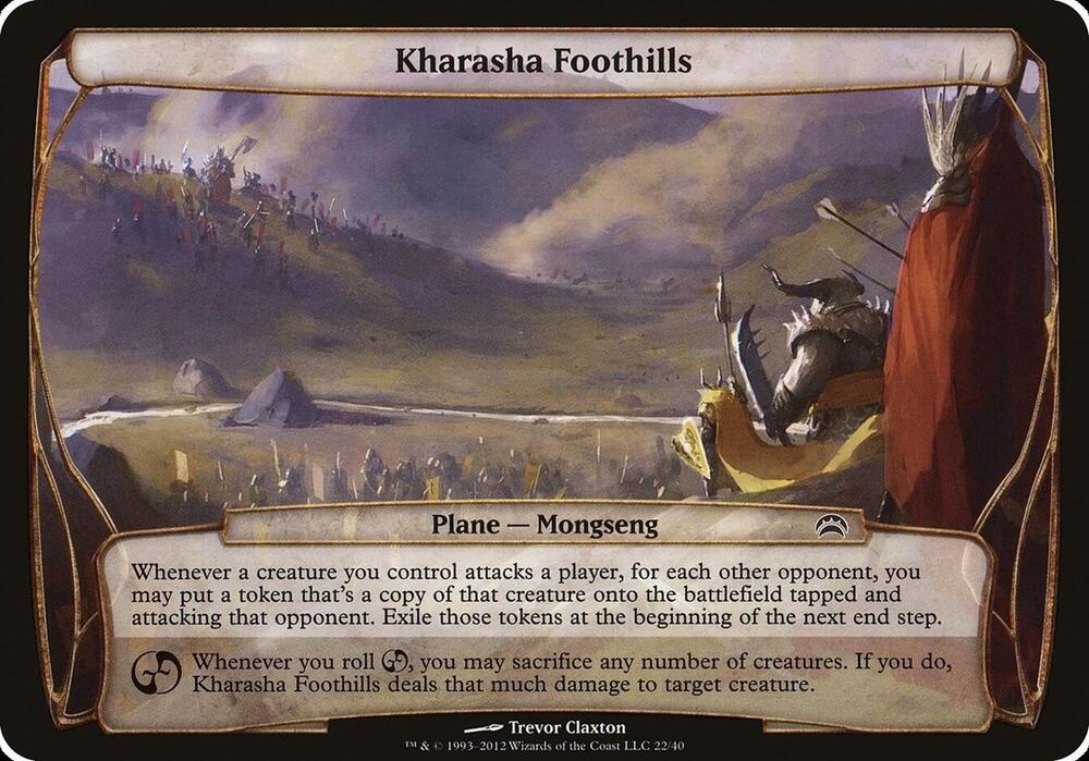 Kharasha Foothills (Planechase 2012) (22) [Oversize Cards]