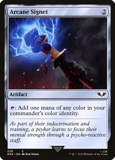 Arcane Signet (229) [Warhammer 40,000 Commander]
