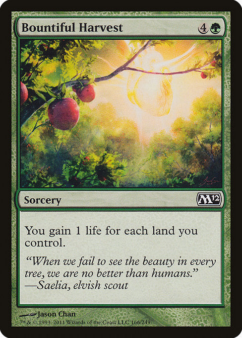 Bountiful Harvest (166) [Magic 2012]