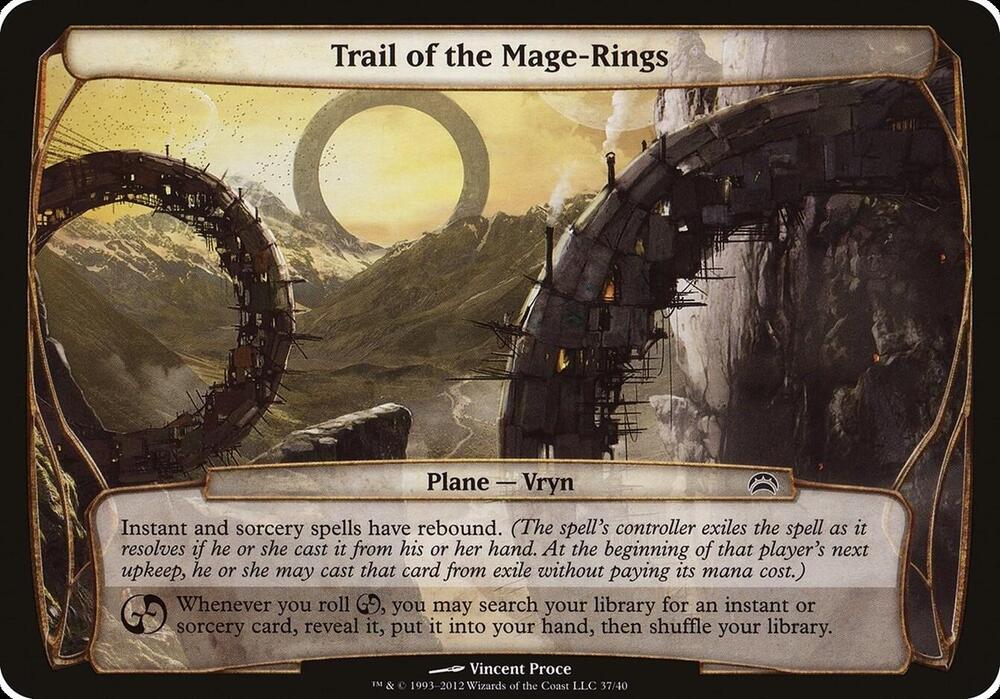 Trail of the Mage-Rings (Planechase 2012) (37) [Oversize Cards]