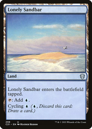 Lonely Sandbar (298) [Commander 2021]