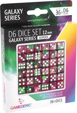 Gamegenic - Galaxy Series: RPG Dice Set (Set of 36) - Aurora