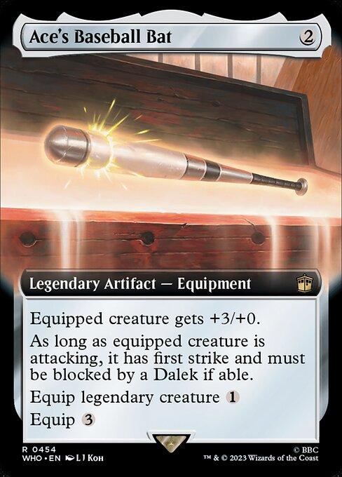 Ace's Baseball Bat (454) [Doctor Who] [Extended Art]